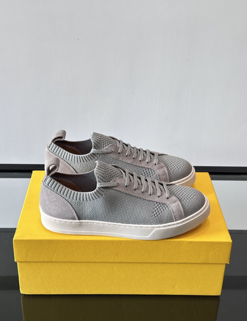 Doucals Handmade Knitted Upper Casual Shoes