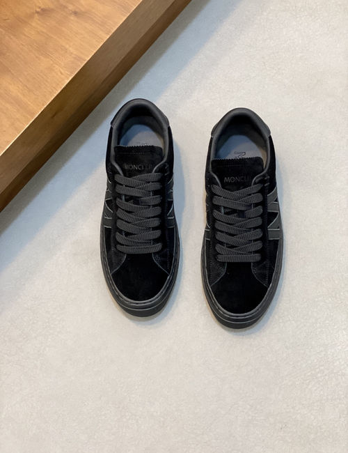 Moncler Stitched Leather TPU Sole Sneakers