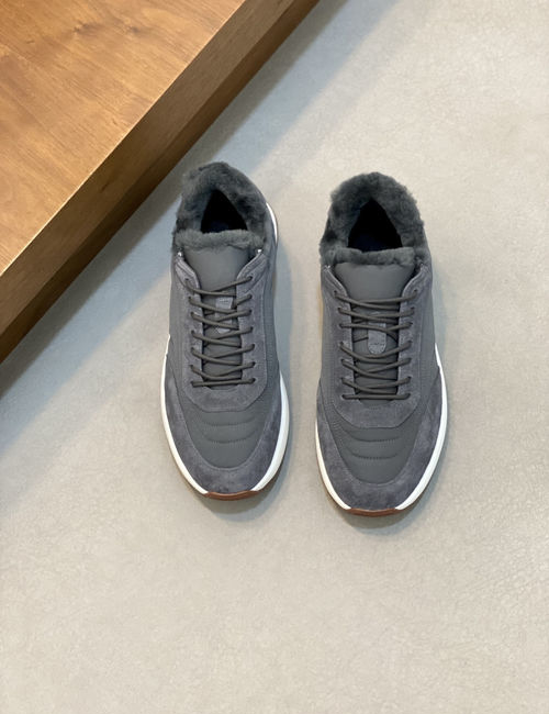Loro Piana LP Weekendwalk Warm Wool Casual Sneakers