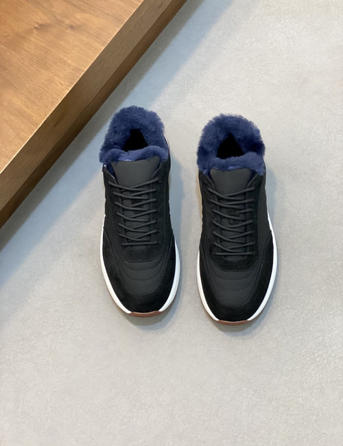 Loro Piana LP Weekendwalk Warm Wool Casual Sneakers