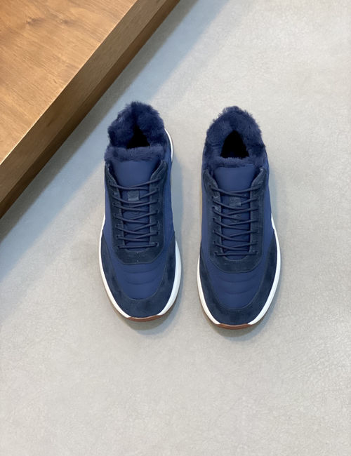 Loro Piana LP Weekendwalk Warm Wool Casual Sneakers