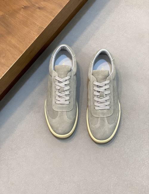 Armani Calfskin Upper Comfortable Casual Sneakers
