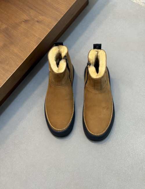 Louis Vuitton LV Premium Suede Leather Ankle Boots
