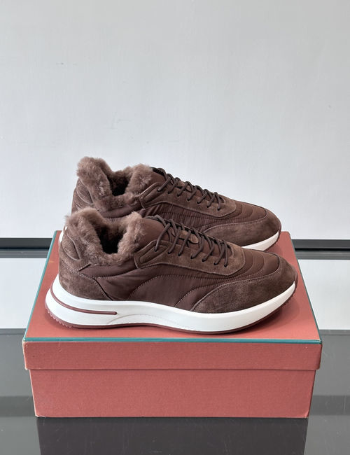 Loro Piana LP Classic Fleece Lined Casual Sneakers