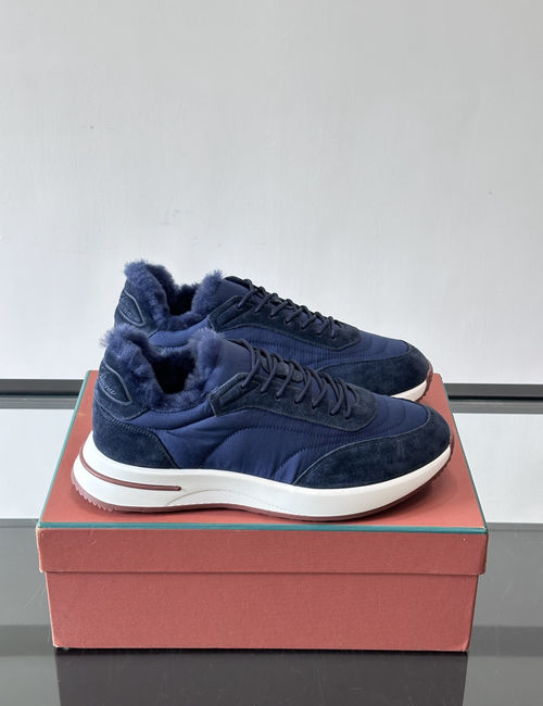 Loro Piana LP Classic Fleece Lined Casual Sneakers