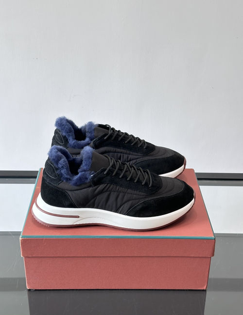 Loro Piana LP Classic Fleece Lined Casual Sneakers