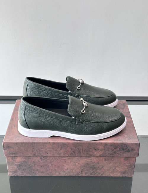 Stefano Ricci Soft Leather Loafers With Pendant Buckle