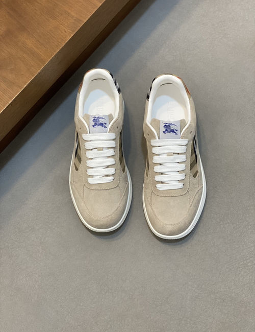Burberry Check Terrace Casual Sneakers With EKD Detail
