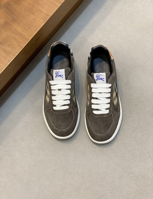 Burberry Check Terrace Casual Sneakers With EKD Detail