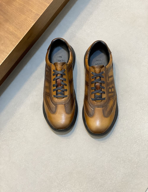 Berluti Low-top Casual Leather Sneakers