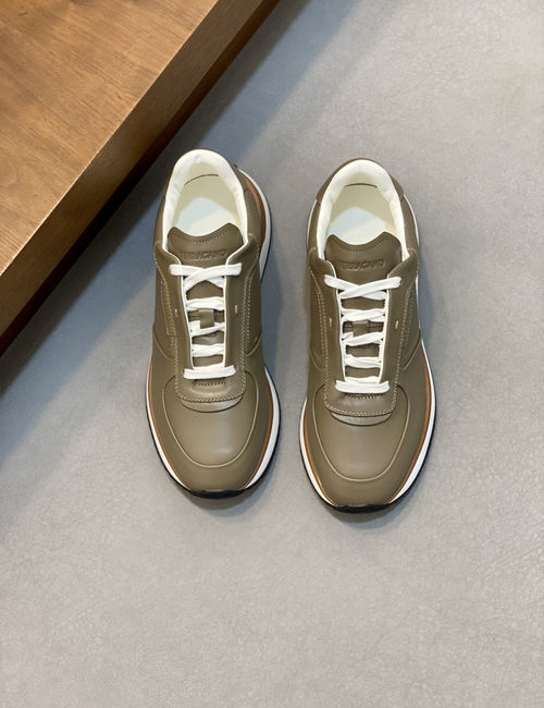 Ferragamo Cowhide Leather Casual Sneakers