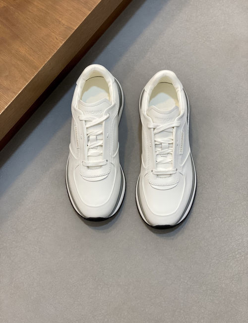 Ferragamo Cowhide Leather Casual Sneakers