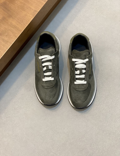 Ferragamo Cowhide Leather Casual Sneakers