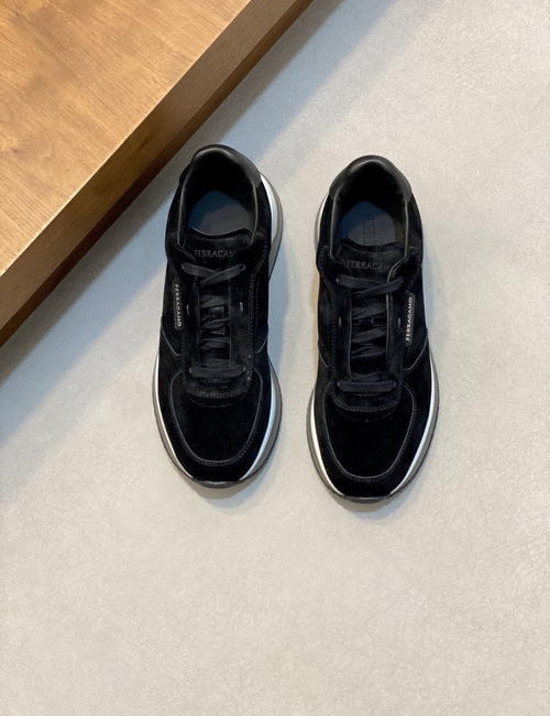 Ferragamo Cowhide Leather Casual Sneakers