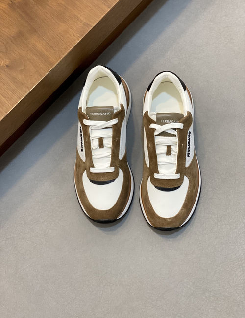 Ferragamo Soft Breathable Casual Sneakers