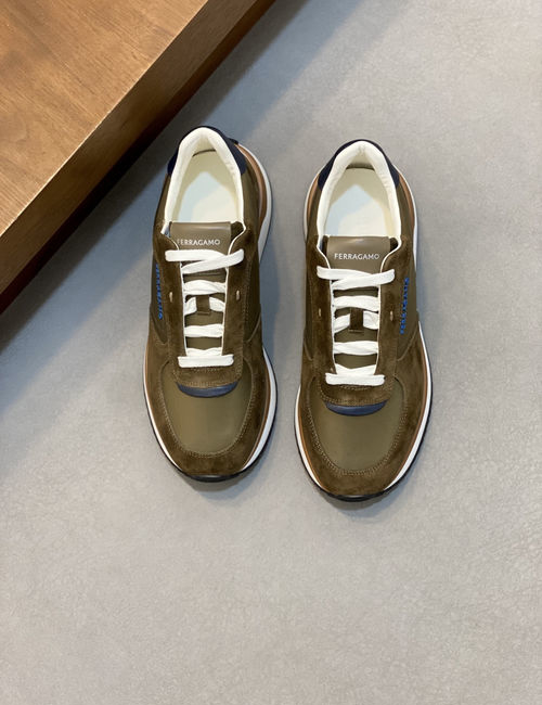 Ferragamo Soft Breathable Casual Sneakers