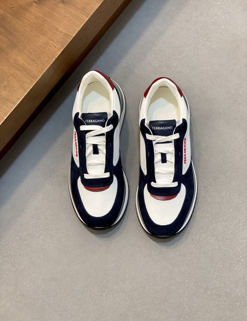 Ferragamo Soft Breathable Casual Sneakers