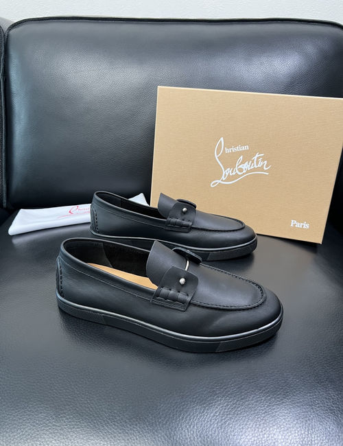Christian Louboutin Red Sole Leather Shoes Premium Quality