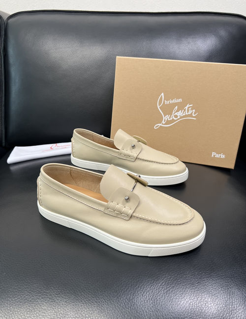 Christian Louboutin Red Sole Leather Shoes Premium Quality