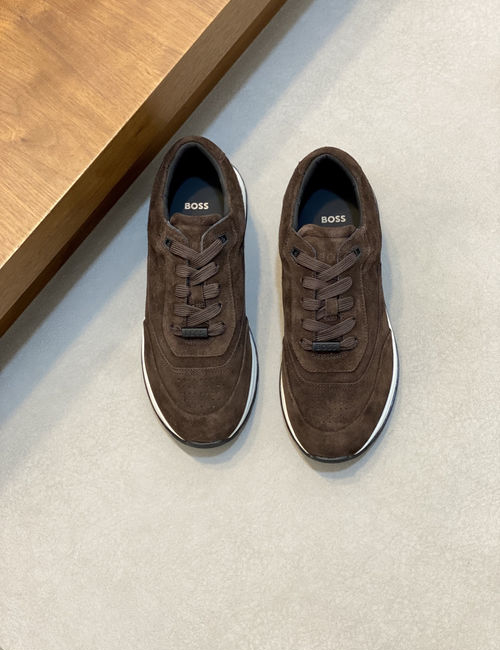 Hugo Boss Nappa Leather Low-top Casual Sneakers