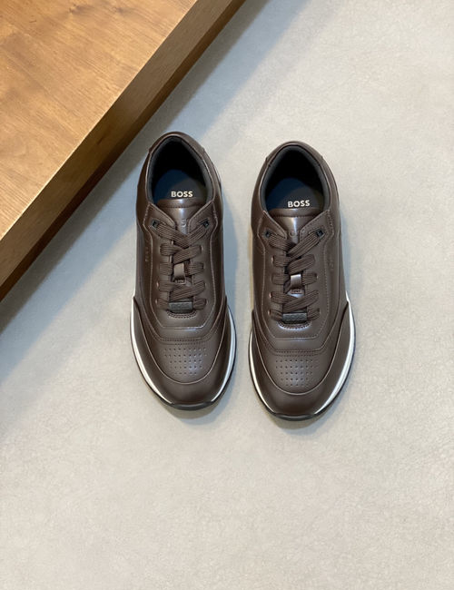 Hugo Boss Nappa Leather Low-top Casual Sneakers