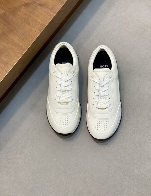 Hugo Boss Nappa Leather Low-top Casual Sneakers