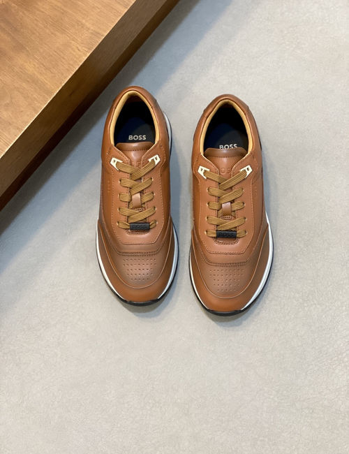 Hugo Boss Nappa Leather Low-top Casual Sneakers