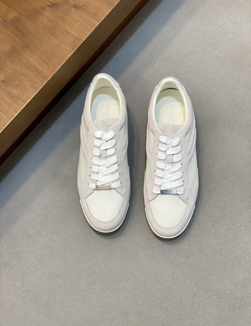 Zegna Triple Stitch Low-top Casual Sneakers