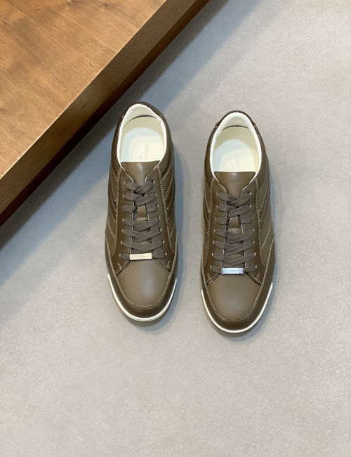 Zegna Triple Stitch Low-top Casual Sneakers