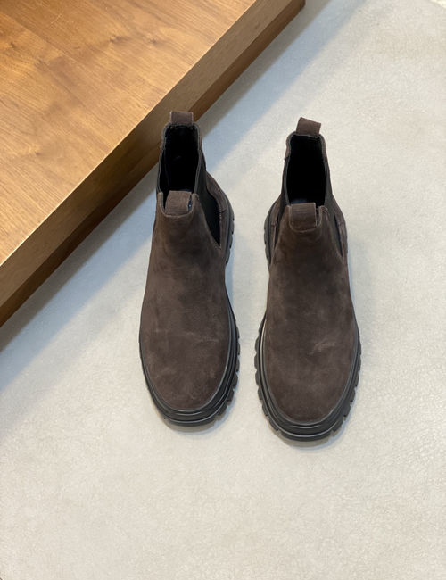 Ferragamo Slip-on Ankle Boots With Foam Sole