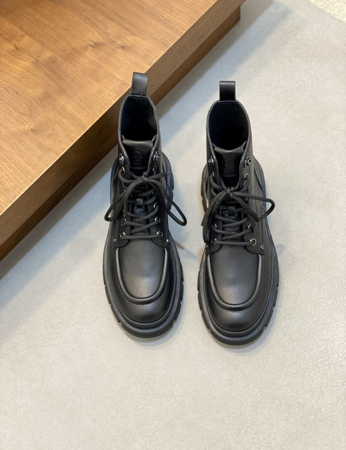 Moncler High-top Suede Leather Hiking Boots