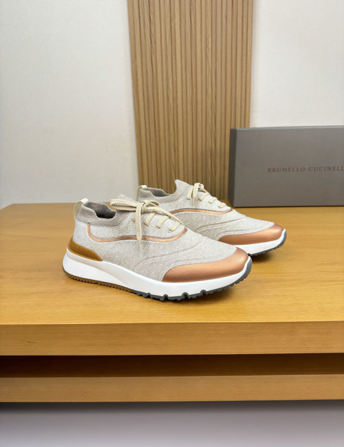Brunello Cucinelli BC Premium Knit Casual Sneakers