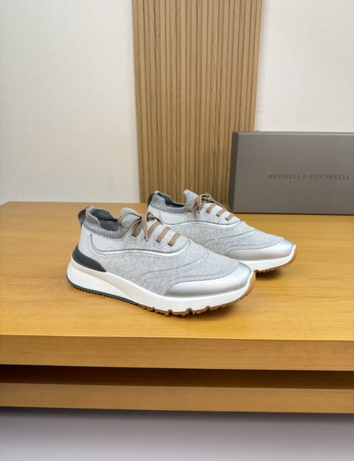 Brunello Cucinelli BC Premium Knit Casual Sneakers