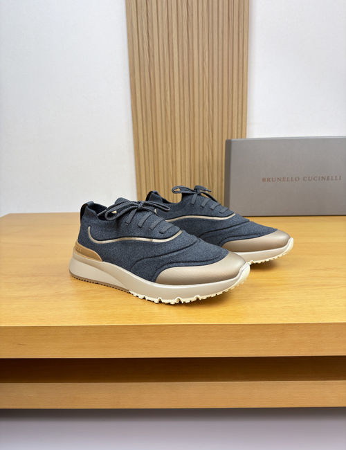 Brunello Cucinelli BC Premium Knit Casual Sneakers