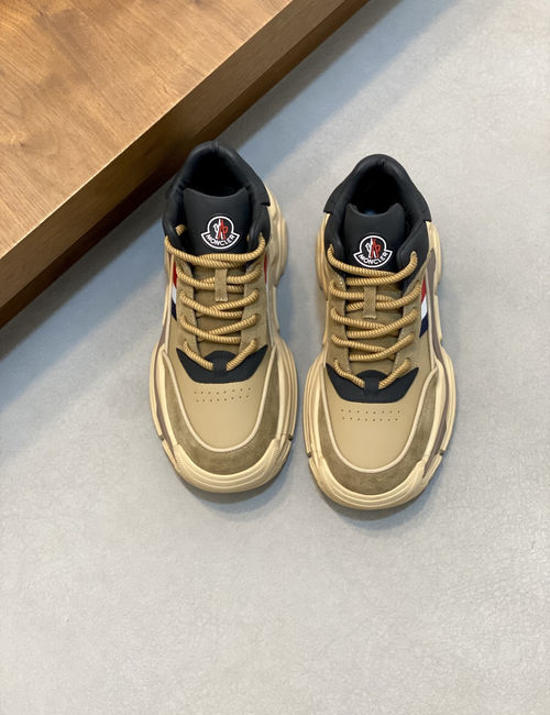 Moncler Sneakers With Breathable Stitched Upper