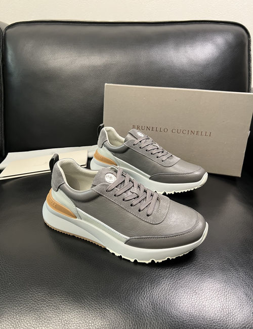 Brunello Cucinelli BC Premium Stitched Cow Leather Shoes