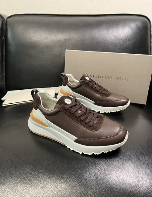 Brunello Cucinelli BC Premium Stitched Cow Leather Shoes