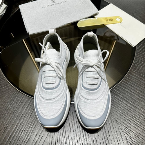 Brunello Cucinelli BC Cotton Knit Casual Sneakers