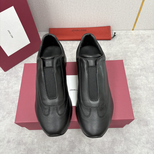 John Lobb Pace Slip-on Casual Leather Shoes