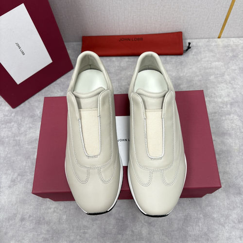John Lobb Pace Slip-on Casual Leather Shoes