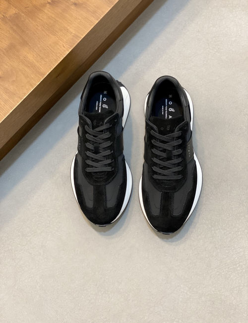 Hogan Hi Logo Sneakers Leather Waterproof Upper H Pattern Sole