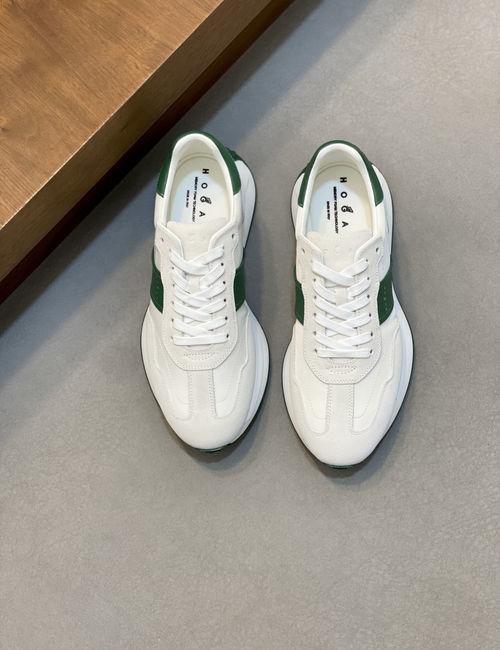 Hogan Hi Logo Sneakers Leather Waterproof Upper H Pattern Sole