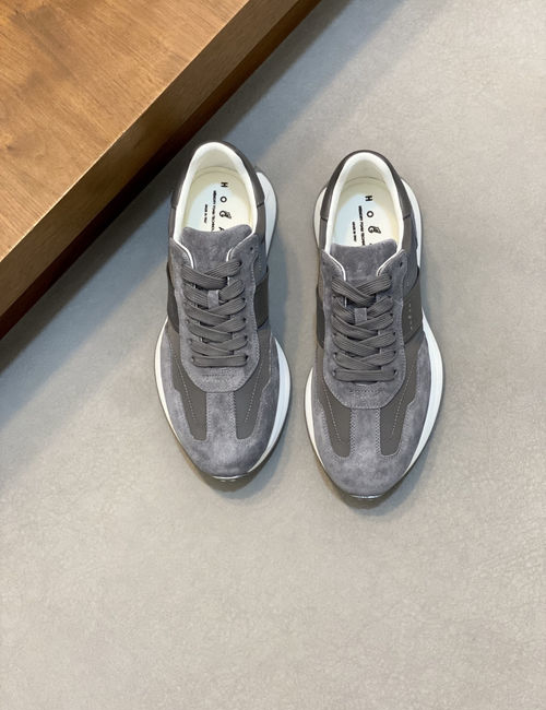 Hogan Hi Logo Sneakers Leather Waterproof Upper H Pattern Sole