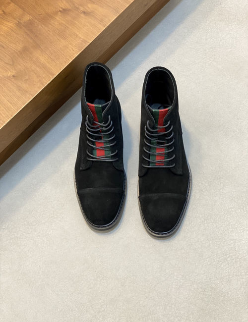 Gucci High-top Boots Leather Upper