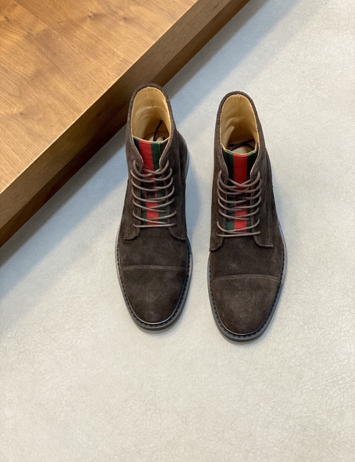 Gucci High-top Boots Leather Upper