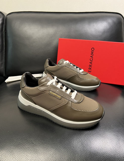 Ferragamo Premium Leather Casual Shoes