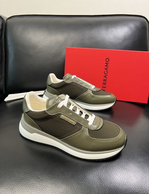 Ferragamo Premium Leather Casual Shoes