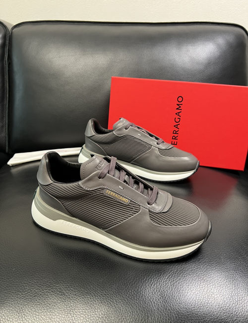 Ferragamo Premium Leather Casual Shoes