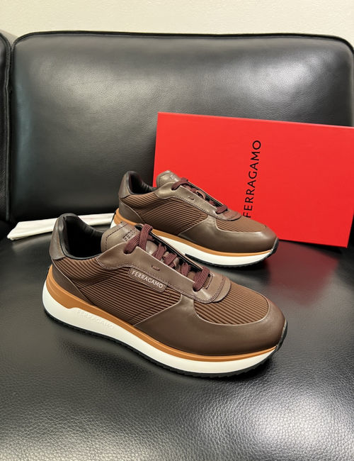 Ferragamo Premium Leather Casual Shoes