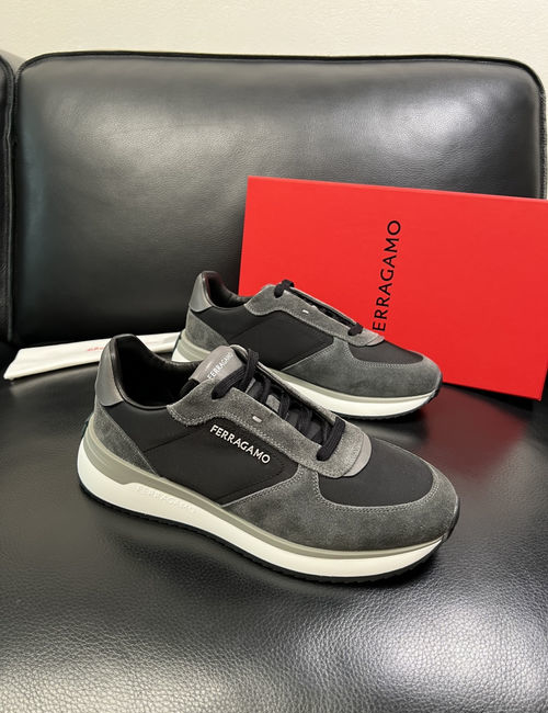 Ferragamo Premium Leather Casual Shoes